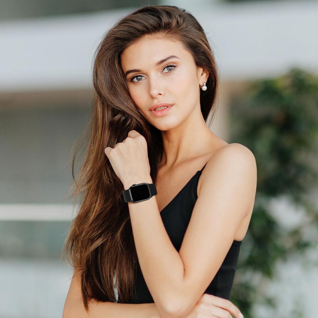 Braided solo loop Strap For Apple Watch ultra Band 44mm 40mm 45mm 49mm 41mm 38mm magnetic Bracelet iWatch series 2 se 7 3 6 8 9