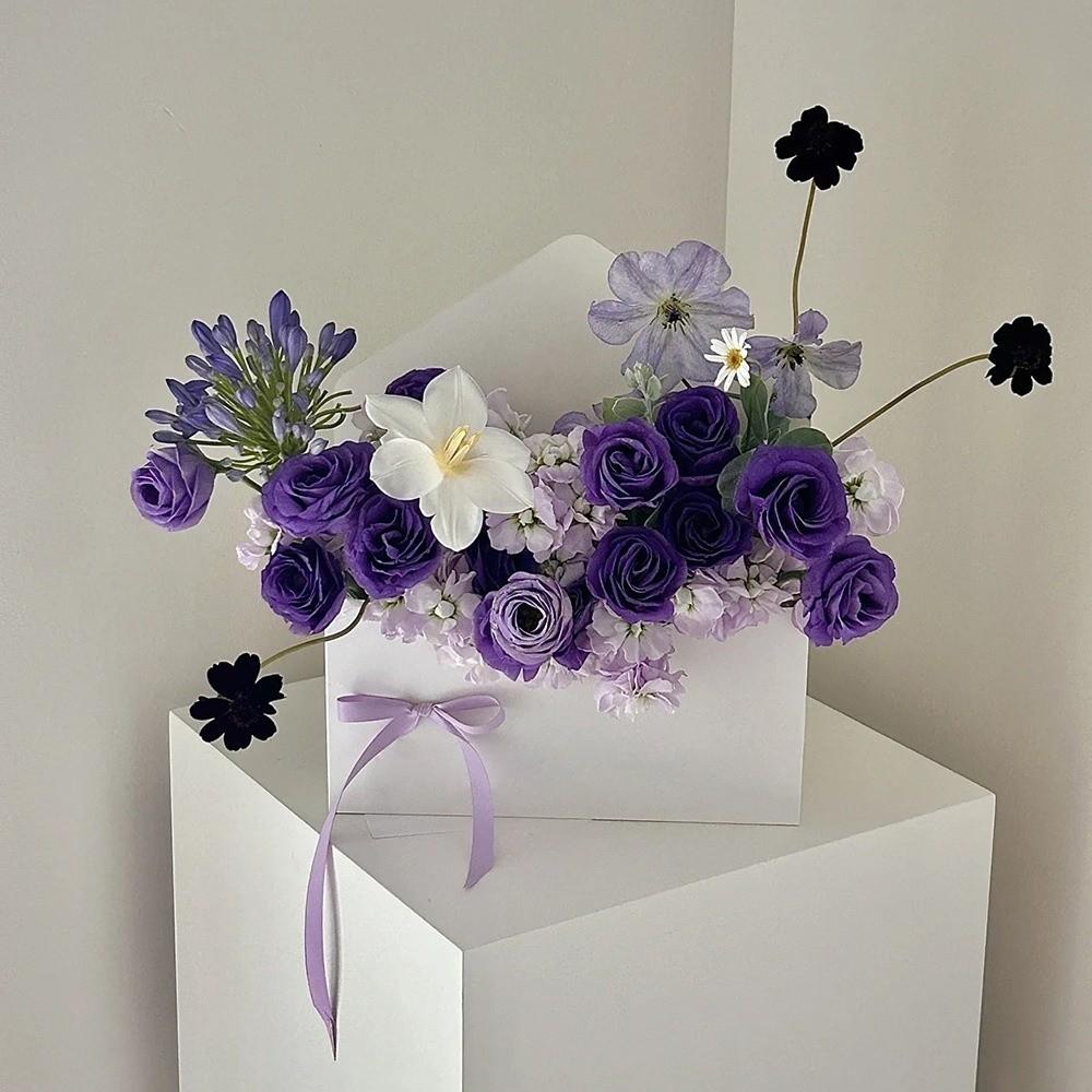 5pcs Gift Wrapping Flower Package Box DIY Floral Arrangement Box Flower Envelope Box  Mother's Day
