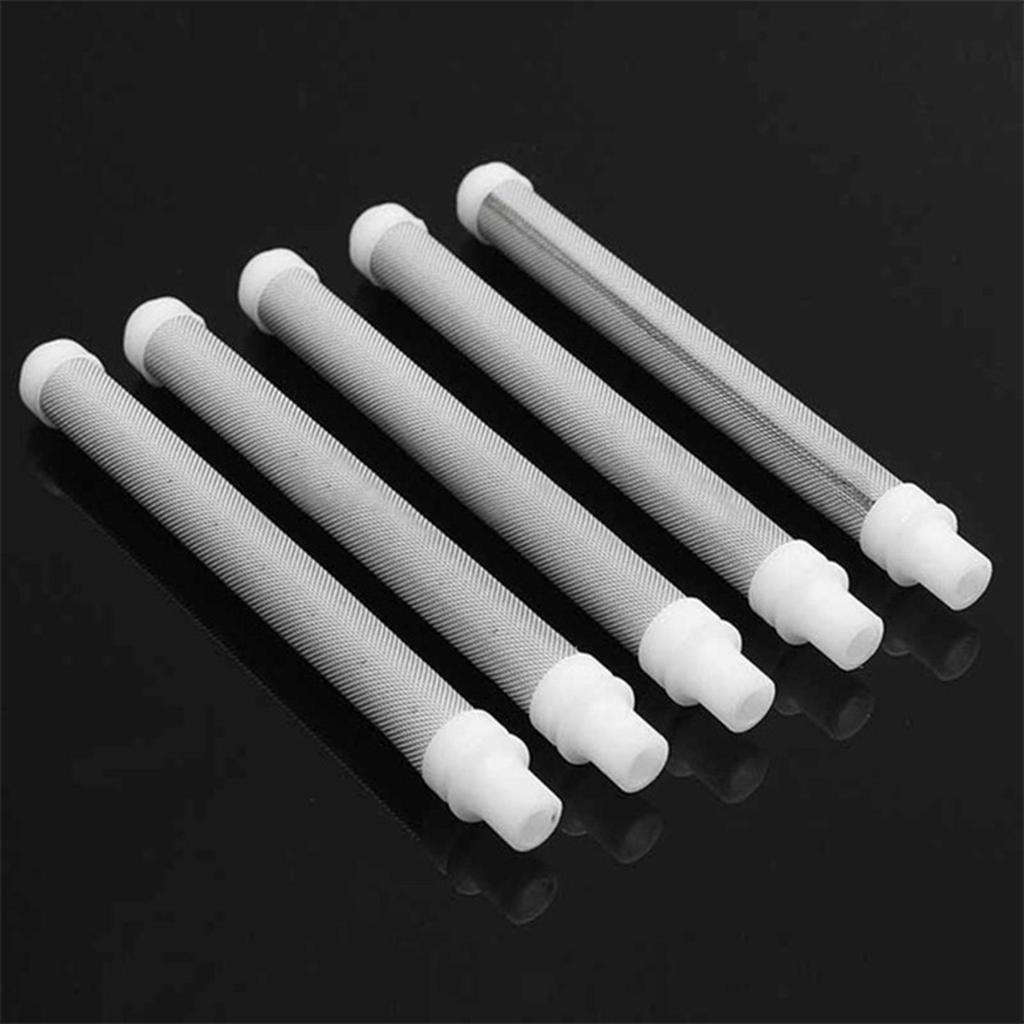 5 Pieces Paint Spray Filter Push on 60 Mesh Fine Mesh Spraying Accessories Stainless Steel for G10XL RX80 G10