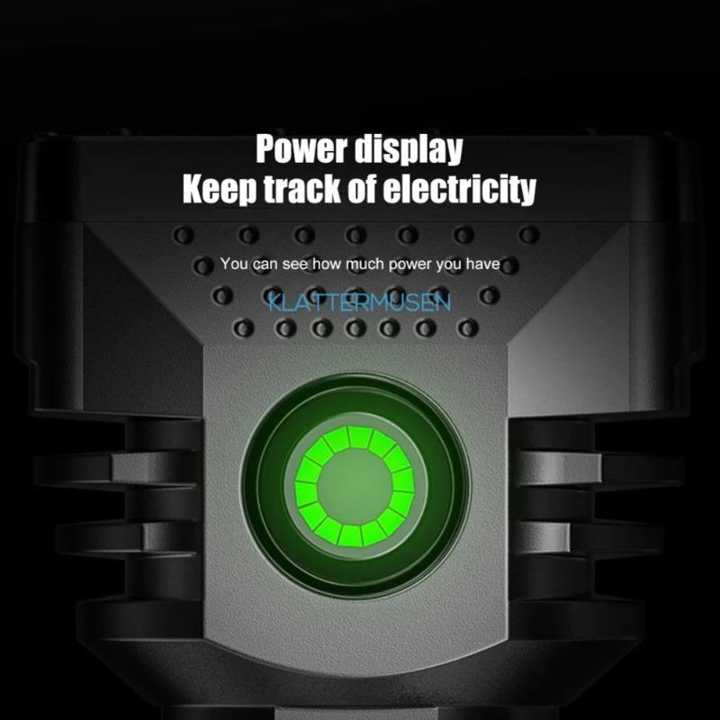 Powerful Flashlight 6 LED High Power Torch Light USB Rechargeable Tactical Flashlight 4 Mode Emergency Camping Lamp