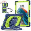 Für Samsung Galaxy Tab A8 10.5 (2021).360° drehbarer Griff, robuster Schutzständer, TPU + PC, 3-in-1, stoßfestes Tablet-PC-Gehäuse