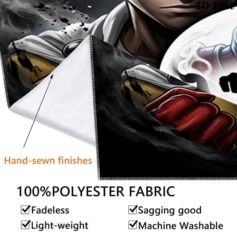 Onepunch Man Wall Tapestry Aesthetic Wall Hanging Printed Fabric Blanket Decorative Tapestries For Bedroom Living Room Home Decor
