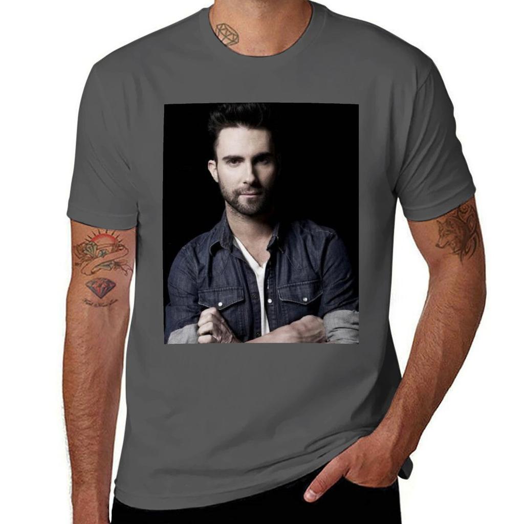 Adam Levine TShirt Plus Size Basic Cotton TShirt