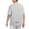 Jordan T Shirts Men's Gray Crew Neck Moderate (Unisex) T-Shirts DV9727 062