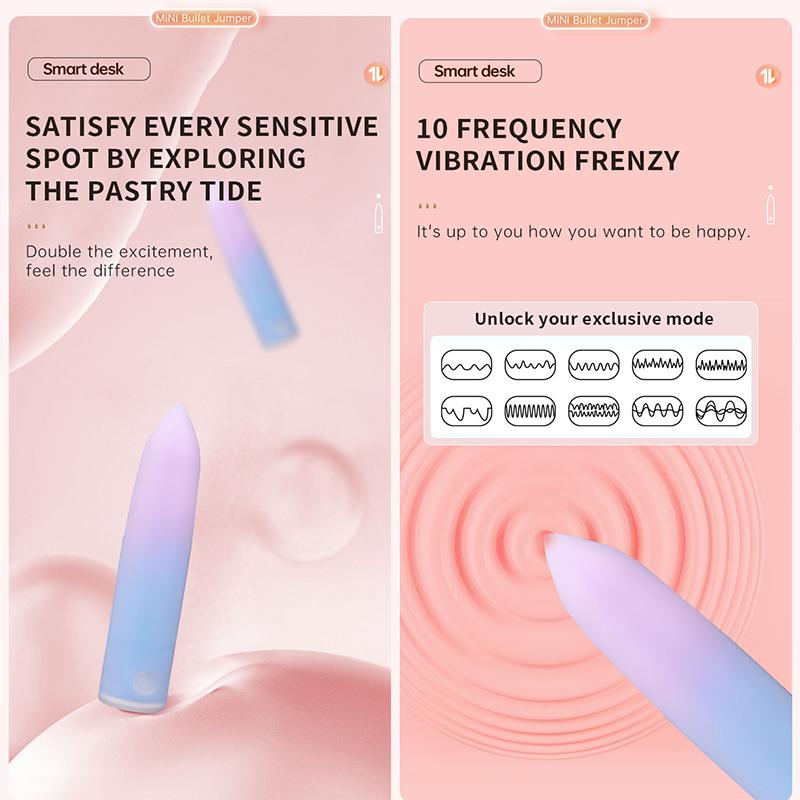 USB Rechargeable Gradient Vibrating Egg, 10-frequency Female Masturbation Device, Orgasm Vibrating Massager, Sex Toy.