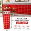 Self Adhesive Imitation Ceramic Tile Stickers Waterproof Wall Panel Sticker  Home Wall Renovation