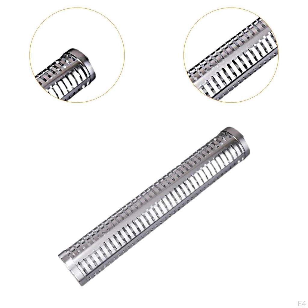 Smoker Tube Barbecue Accessory Cylindrical Large Capacity 12 Inches Stainless Steel Box for