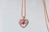 [Dancing Stone] Heart Stone Silver Top Single SETS-8751 Pink Gold