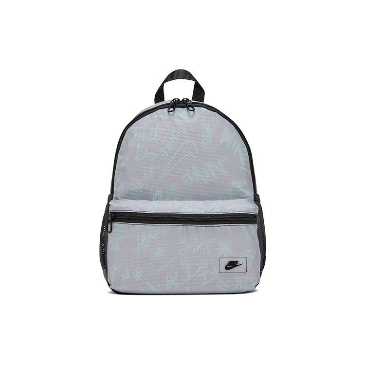 Nike Brasilia JDI Zipper Closure Large Capacity Fabric Backpack Unisex Backpack Gray CQ0265-057 One Size