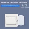 Smart Switch Kabelloser Lichtregler mit Fernbedienung, keine Verkabelung erforderlich, universeller, einfach zu installierender Lichtschalter-Tastendrücker