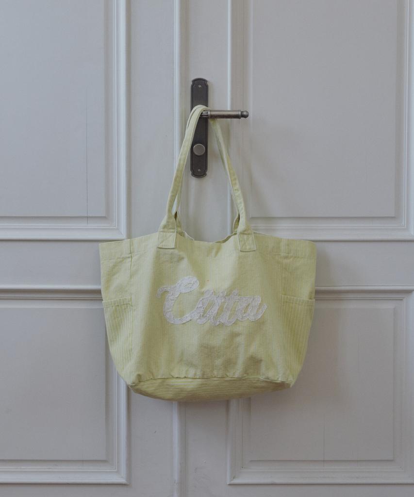 Citta Stripe Eco Bag_Cta953(Yellow)
