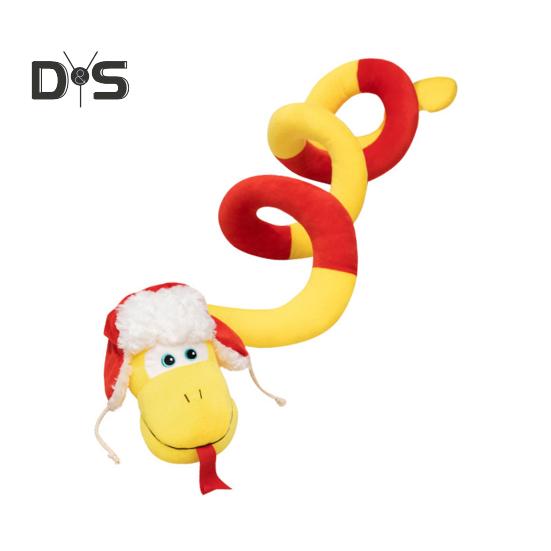 

150 см плюшевая кукла змея милая змея чучело животное ручной работы зодиак талисман игрушка год змеи украшение подарок для детей взрослых 150CM