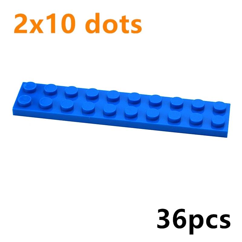 Size 2x10 Dots 36PCS DIY Building Blocks 2*10 Dots Thin Figures Bricks Compatible With 3832 Educational Creative Toys for Kids