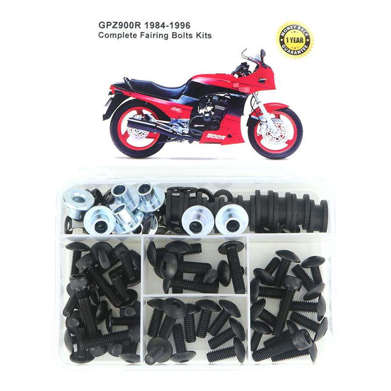 Fit For Kawasaki GPZ900R 1984-1996 Full Fairing Kit Motorcycle Steel Screws Nuts Fairing Clips GPZ 900R