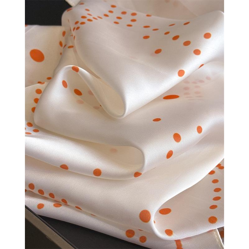 Women S Polka Dot Printed Square Scarf Fashion Sunscreen Neck Wrap