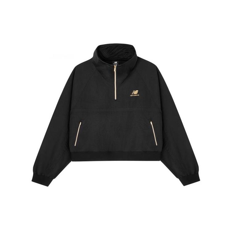 (WMNS) New Balance Stand Collar Casual Jacket Black Women s AWJ03501-BK L