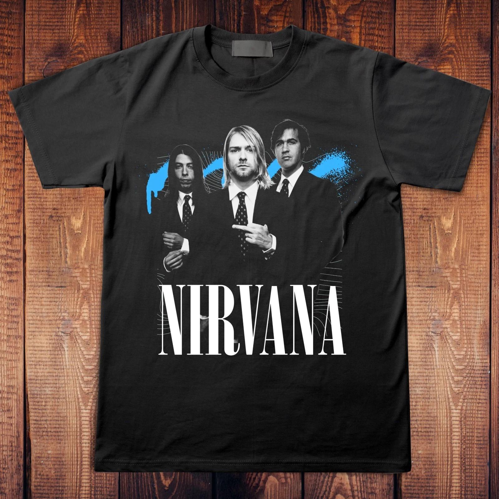 Nirvana Unisex T Shirt NeverMind Kurt Cobain Tour Tee XXXXL