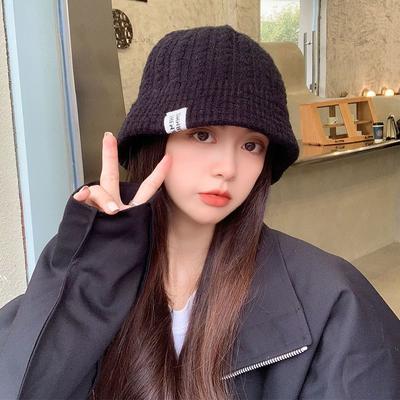 Hat Women's Autumn and Winter Korean Version Ins Trendy Versatile Cold Hat Winter Warm Ear Protection Big Head Knitted Hat Men's and Women's Wool Hat