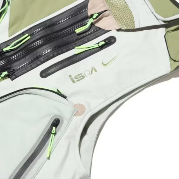 Nike ISPA Series FW23 Zip Pocket Mesh Hollow Vest Unisex Tops FB2376-034