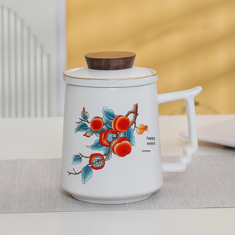 Premium Ceramic Mug with Custom Logo - Gift for Annual Company Event or Cultural Souvenir