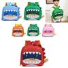 Toddler Dinosaur Egg Shell Backpack With Red Green Pink Colors For Education And Travel