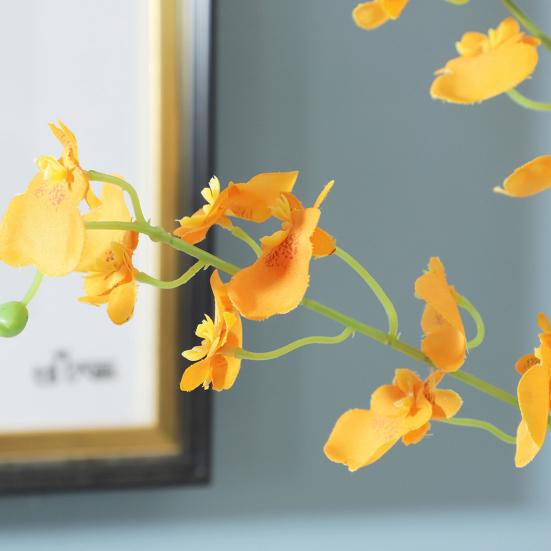 Artificial Phalaenopsis Flower Real Touch Faux Butterfly Orchid Branch for Tall Vase Wedding Home Office Party Hotel Decoration