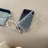 Korean Style Glitter Heart Border Case for iPhone 17/16 Pro Max/15/14