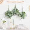 10/20Pcs Artificial Eucalyptus Leaf Stems Green Fack Plants Living Room Decoration Bride Wedding Holding Flowers Bouquet Decor