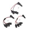 12V-24V Car Cigarettes Lighter Splitter Adapter Cable Cord with Power Switching Button 1 Male To 2/4/3 Female Socket