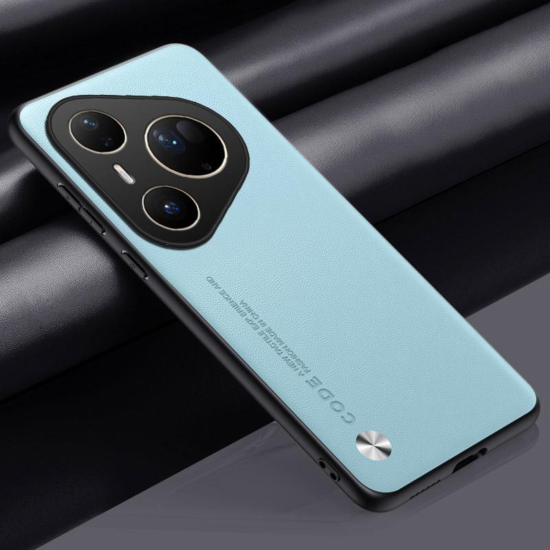 Luxury PU Leather Case For Huawei Pura 80 70 Ultra P60 P50 P40 P30 Nova 14 13 12 11 10 Pro Cover Silicone Protect Phone Case