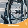 Wheelchair Quick Release Rear Axle Stainless Steel Heavy Duty Wear Resistant for Sports Mobility Drive Wheelchair Repair