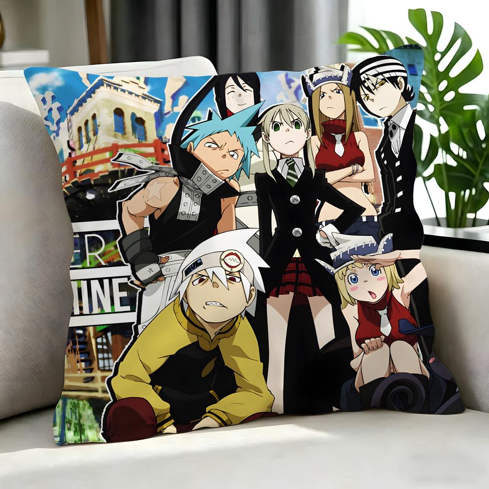 Anime SSOUL EATER Cushion Cover Cushion Cover Set Pcs x x x Pillowcase Decorative Sofa Home Decor