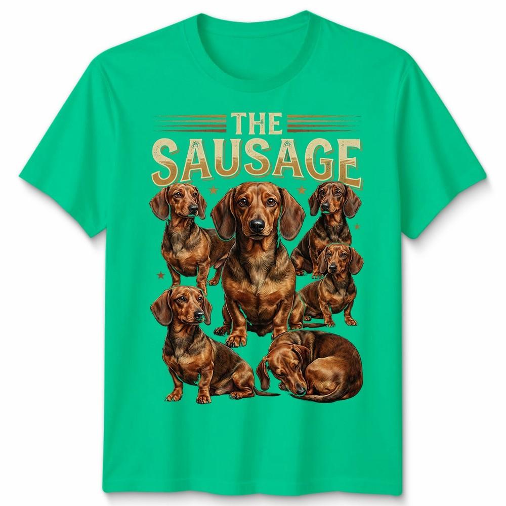 Dachshund Dog Unisexs Unisexs T Shirt Vintage 90s Retro Sausage Dog Pet Unisex Tee