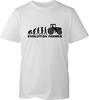 Evolution Of Farmer Tshirt Huunisex Evolution Funny Farming Tractor Birthday Top