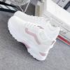 Autumn and Winter Sports Shoes Women's Velvet Cotton Shoes Dad Shoes Female Student Korean Version Versatile Little White Shoes Casual Thick Sole I