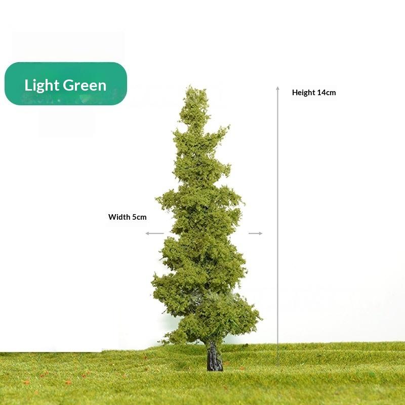 Набор миниатюрных сосен 14-21 см:Реалистичные модельные деревья для диорамы, макета железной дороги, сказочного сада и архитектурного пейзажа