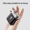 Mini Rechargeable Double-Head Waterproof Electric Shaver for Men - Portable Hair Remover for Travel