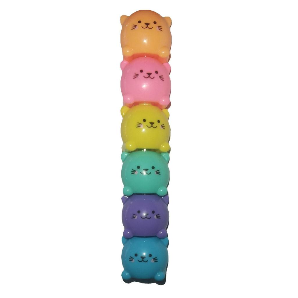 Capybara Refill Pen Set with Star, Heart, Irregular Plug, Lego, and Cat Themes