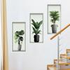 3D Plant Potted Plants Living Room Background Wall Decoration Self-adhesive Wall Stickers
