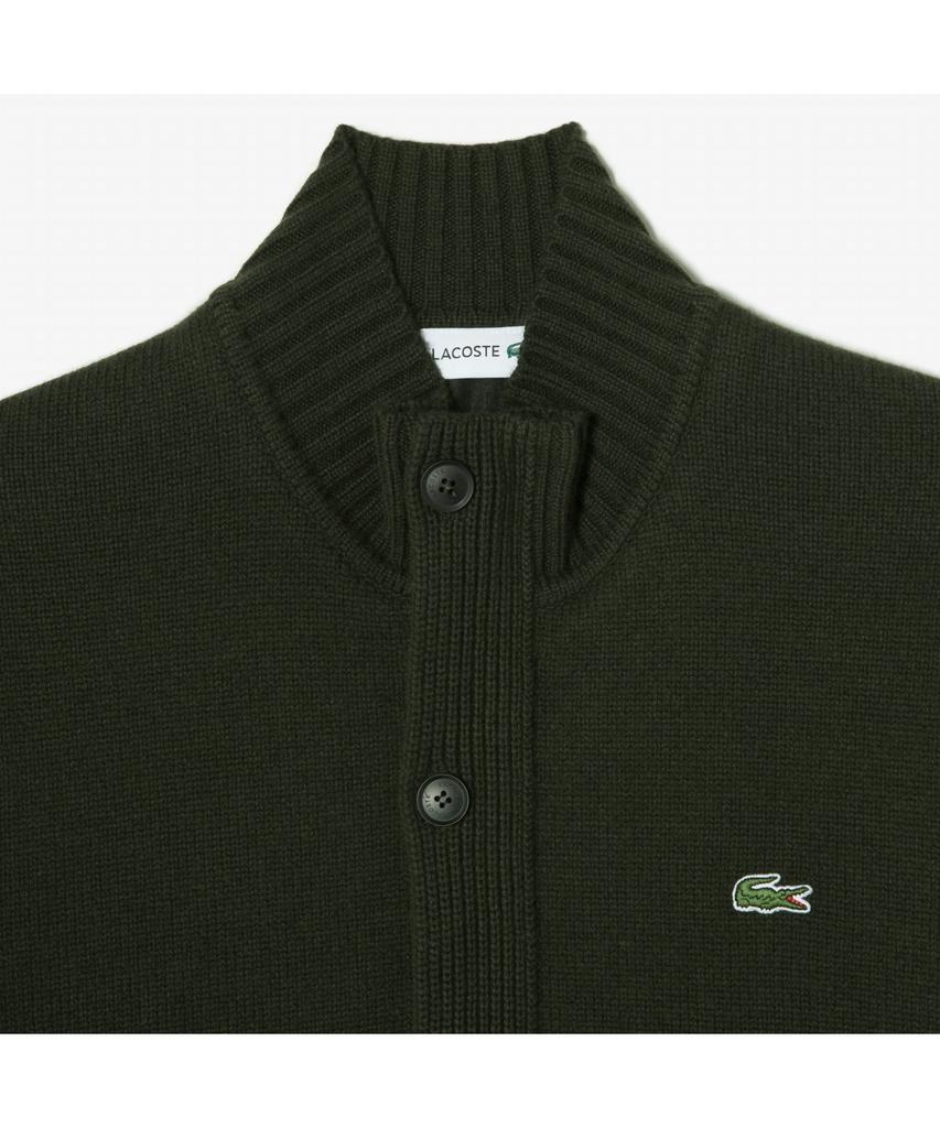 Lacoste Men'S Button-Up Windproof High-Neck Cardigan Ah801E-55N L7A