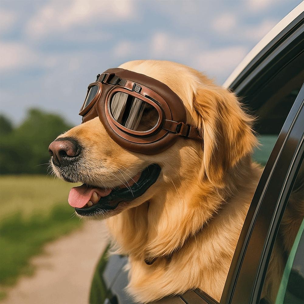 Scratch Resistant Cat Dog Goggles Comfortable Fit Protective Dog Sunglasses  for Dogs Cats