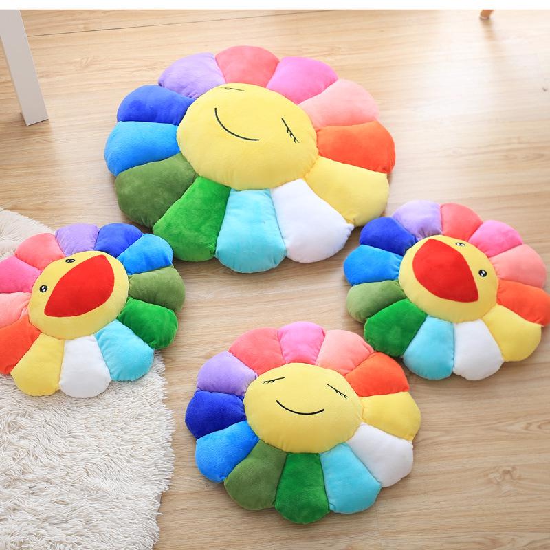 Sunflower Throw Pillows & Seat Cushions for Kids & Girlfriend - Holiday Backrest & Toys