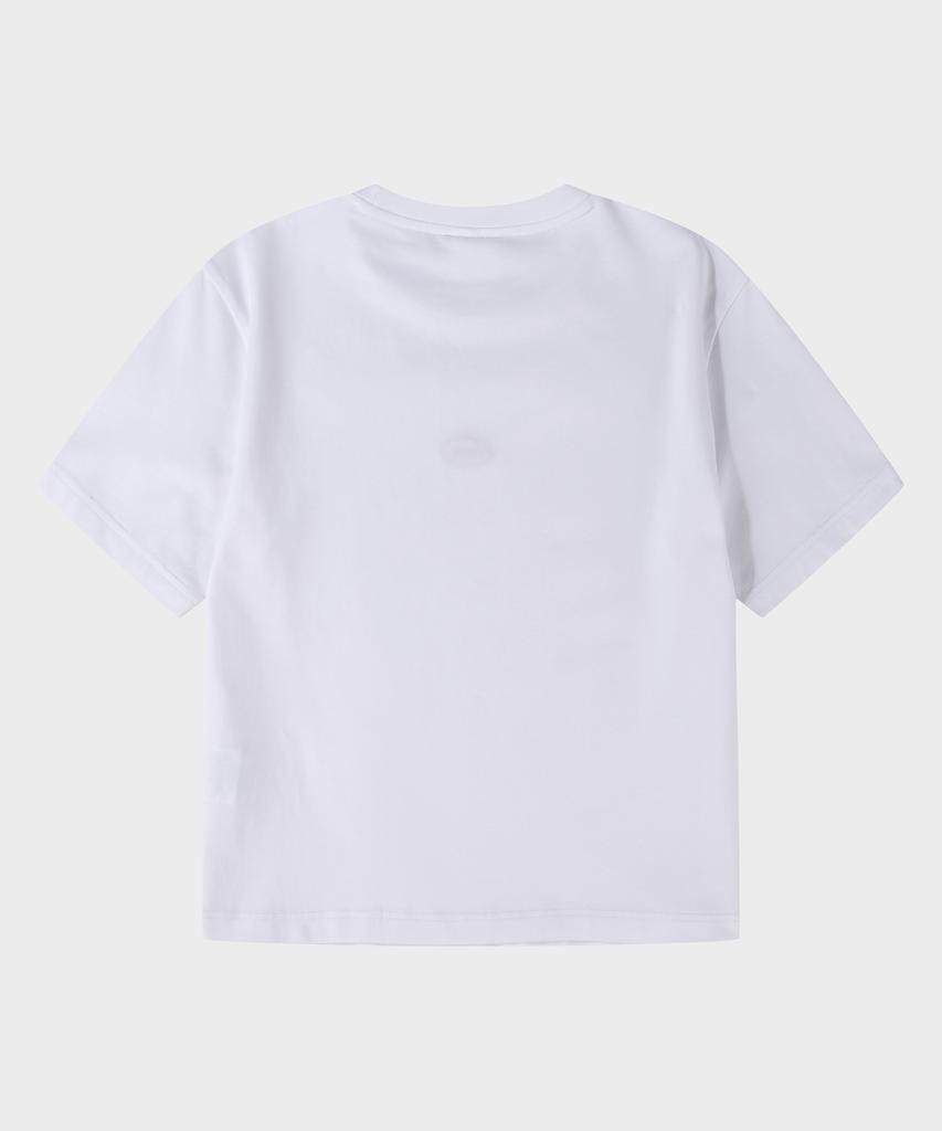 JEEP Women Jeep Circular Logo Crop Short Sleeve T-Shirt (Jr5Tsf503Wh)