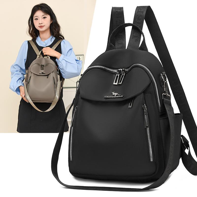 Schoolbag Waterproof Kangaroo Backpack Oxford Cloth Durable Large Capacity Female Student School Bag Cheap Sold Traveling Female Backpack