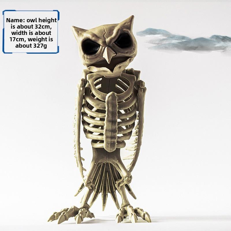 Halloween Dark Animal Skeletons For Haunted House Decor