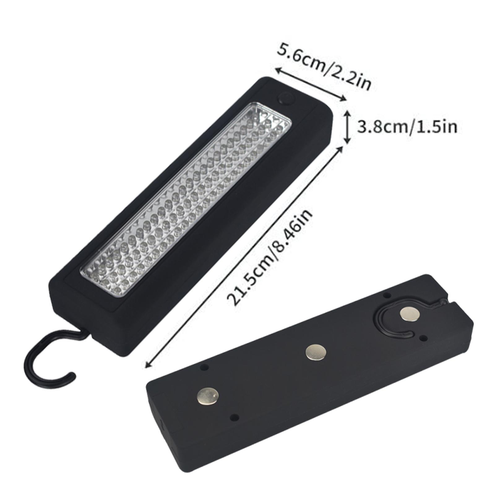 

Portable LED Work Light COB Floodlight 72LED Ultra Bright Handheld Light Magnetic Base for Car Repair Camping Emergency Lighting