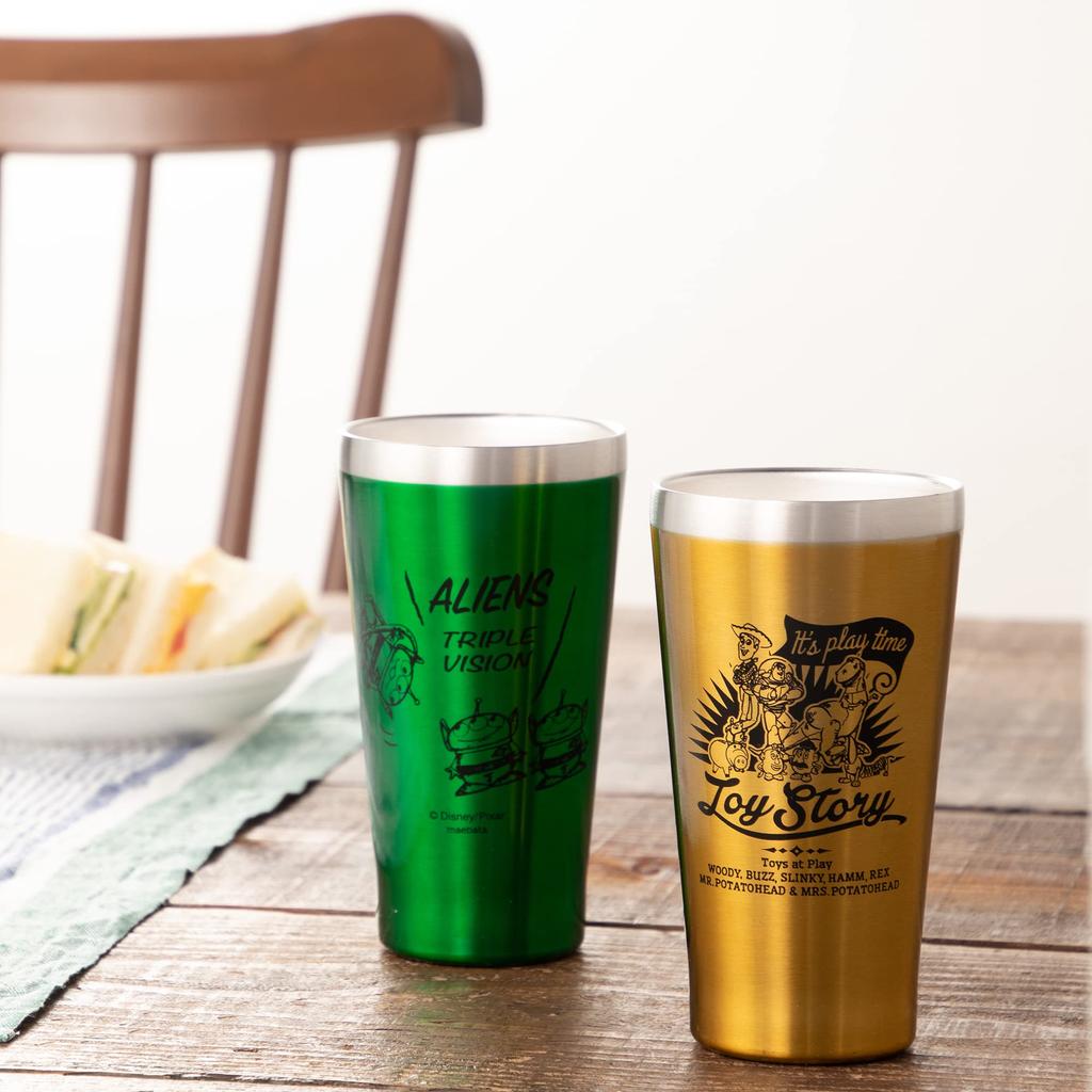 maebata Disney Toy Toy Pair Tumbler Vacuum Insulated 340ml Stainless Steel Tumbler Present Gift 51382 Warm/Cold