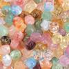 30pcs Acrylic Star Beads Colorful Chubby Five-pointed Star Loose Beads For Jewelry Making DIY Bracelets Earrings Accessories