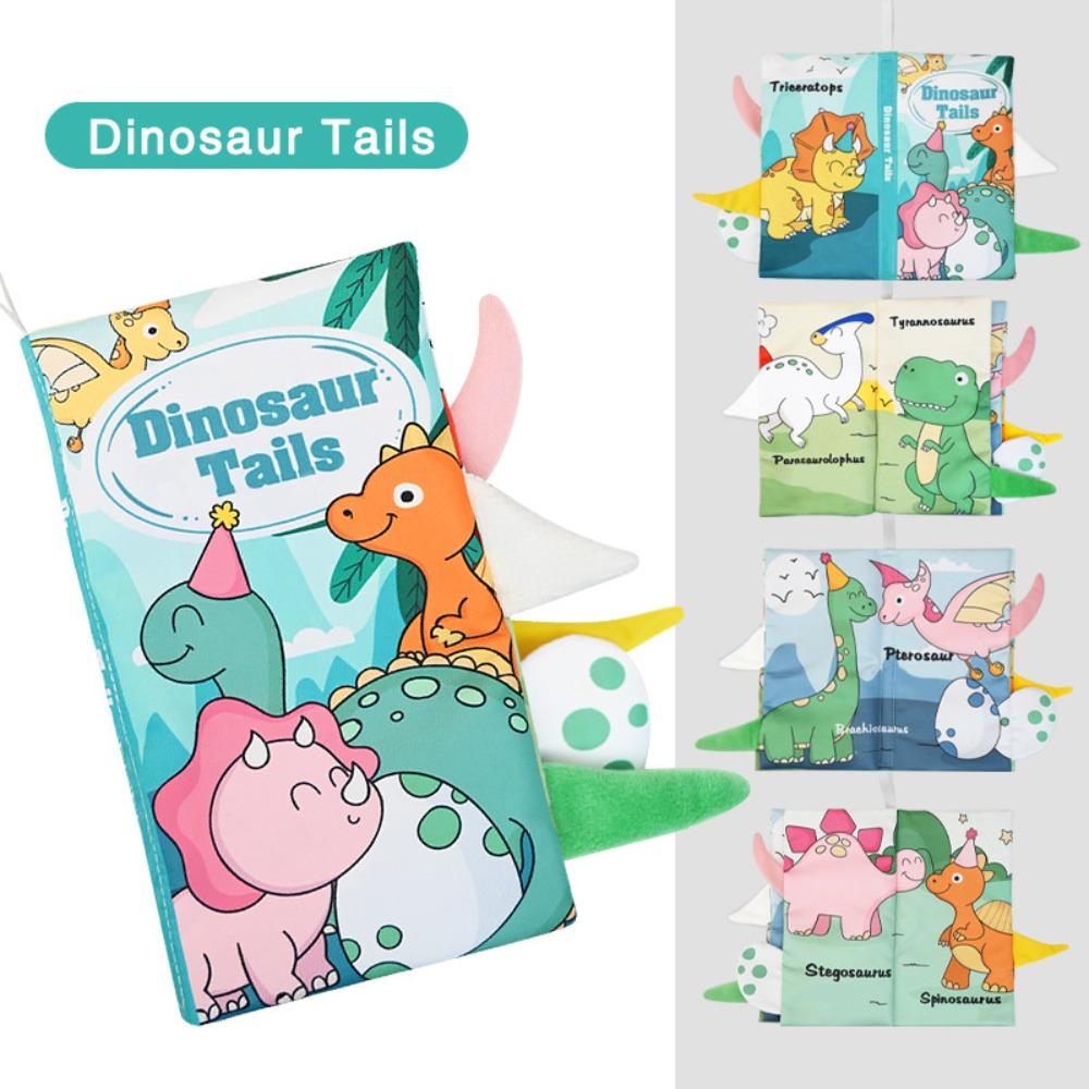 3D Animal Tail Cloth Book Washable Cloth Book Toys Creative Crispy Cloth Book  0-36 Months