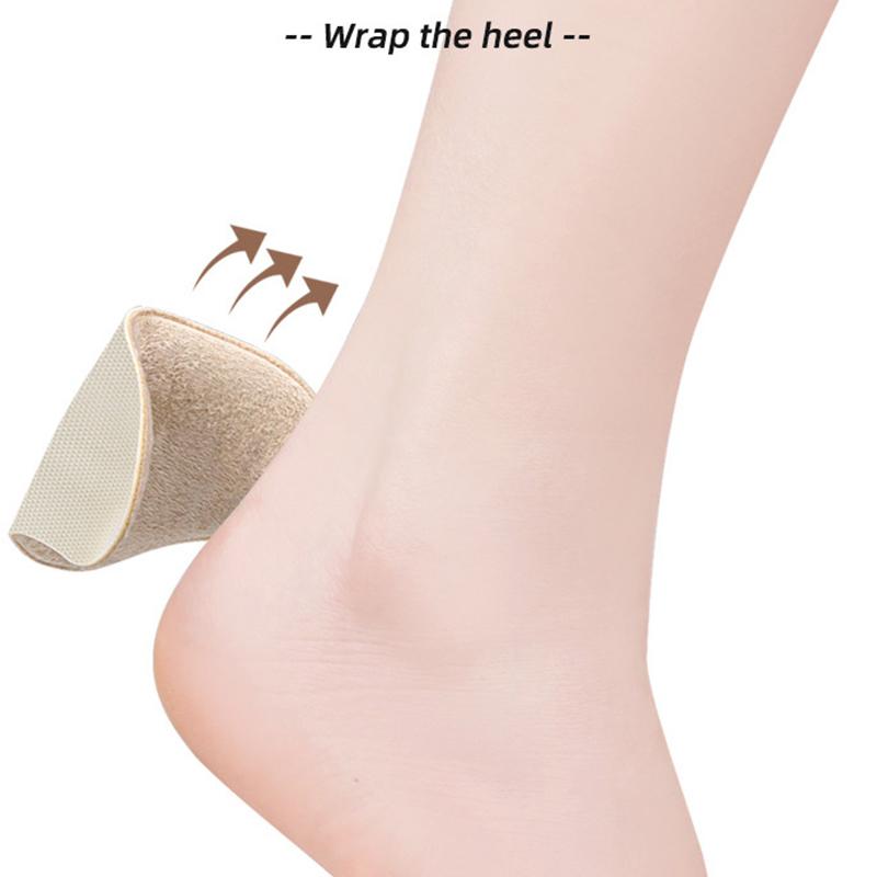 Soft 5D Heel Stickers Heel Protectors Sneaker Shrinking Size Insoles Anti-Wear Feet Shoe Pads Adjust Size High Heel Cushion Inse